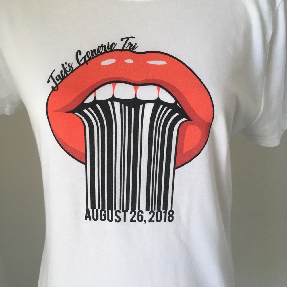 Jacks Generic Tri Lip Tee Shirt/Size Large